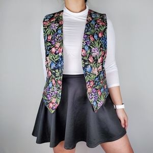 Stussy Rare Vintage Colorful Floral Vest